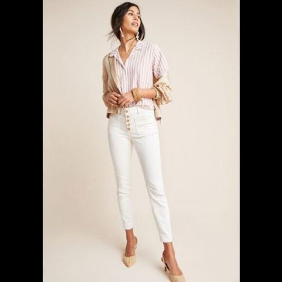 Pilcro High-Rise Denim Leggings Sz 28 - Picture 5 of 13